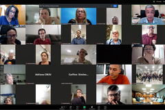 Encontro foi feito todo pela plataforma Zoom
