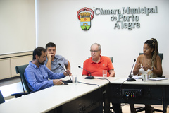 Reunião de Comissão - 1ª Reunião (ordinária) da CUTHAB - Apresentação dos vereadores membros e organização da agenda dos trabalhos.