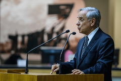 Rubens Machado falou na Tribuna Popular em nome da Sobracid