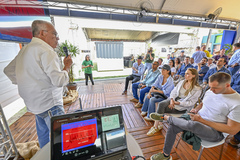 Presidente Comandante Nádia participa da Expodireto 2025.