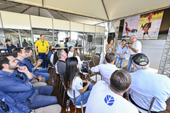 Presidente Comandante Nádia participa da Expodireto 2025.