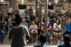 6ª Reunião (Extraordinária) da CUTHAB. Pauta: Soluções para enfrentar os alagamentos e dificuldades do transporte no bairro Guarujá e proximidades. Realizada no CTG Roda de Chimarrão.