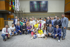 Tribuna popular com a Associação dos Familiares e Amigos do Down – AFAD.