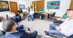 Presidente Comandante Nádia recebe Diretor TCel Monteiro/ASOFBM