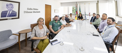 Presidente Comandante Nádia recebe Diretor TCel Monteiro/ASOFBM