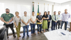 Presidente Comandante Nádia recebe Diretor TCel Monteiro/ASOFBM