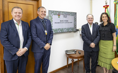 Presidente Comandante Nádia recebe Sr. Ronaldo Sielichow/Presidente Sicredi Origens RS e Diretor-Geral André Córdova