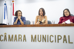 Presidente Comandante Nádia realiza a abertura do Seminário de Lideranças Mulheres Pioneiras, proposto pela vereadora Tanise Sabino.