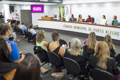 Presidente Comandante Nádia realiza a abertura do Seminário de Lideranças Mulheres Pioneiras, proposto pela vereadora Tanise Sabino.