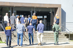 Presidente Comandante Nádia participa da reunião de preparação do simulado de sinistro da CMPA.