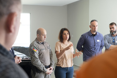 Presidente Comandante Nádia participa da reunião de preparação do simulado de sinistro da CMPA.