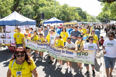 Presidente Comandante Nádia participa da Caminhada da AFAD (Associação dos Familiares e Amigos do Down) pela conscientização da Síndrome de Down.