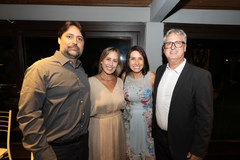 Presidente Comandante Nádia comparece a jantar com soamarinos, membros da Sociedade dos Amigos da Marinha.