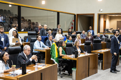 Movimentação de plenário.