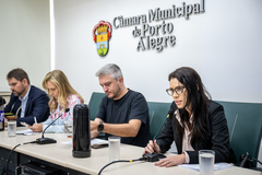 Reunião conjunta da CCJ e CEDECONDH para sabatina da Sra. Tamara Lemos Moreira, indicada para o exercício da função de Corregedora-Geral da Guarda Municipal. de Porto Alegre.
