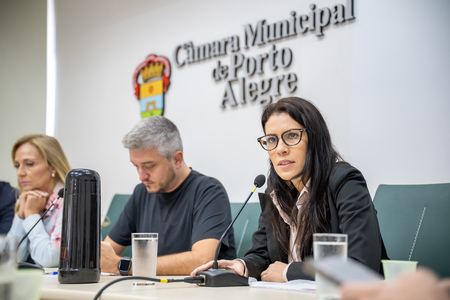 Tamara Moreira (D), indicada pelo prefeito para o cargo de corregedora da Guarda Municipal