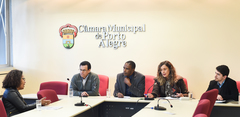 Alvoni Medina, Tarciso Flecha Negra (c), Sofia Cavedon e Matheus Ayres (d)