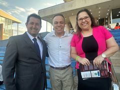 Vereadora Psicóloga Tanise Sabino prestigia tarde festiva no Jockey Club do Rio Grande do Sul