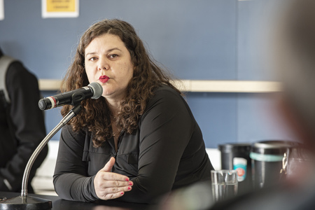 A advogada e curadora judicial Vanessa Canabarro iniciou seu depoimento contando que alguns de seus curatelados moram ou moravam nas Pousadas Garoa