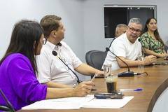 Lançamento da Frente Parlamentar em Defesa do Direito do Aposentado, proposa pela vereadora Cláudia Araújo.