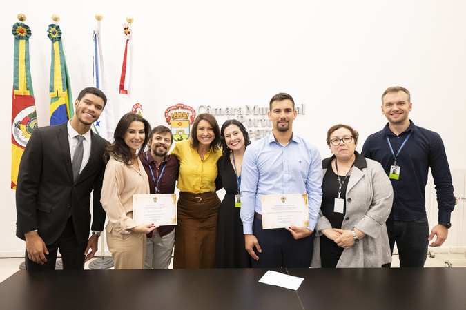 Presidente Comandante Nádia participa da posse dos servidores Jonathan Sergio de Castro Gonçalves e Jaqueline Rieck