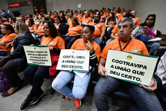 Cooperativados lotaram galerias do Plenário Otávio Rocha