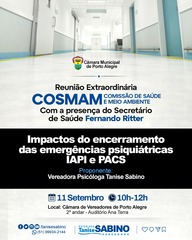COSMAM realiza segunda reunião sobre o encerramento das emergências psiquiátricas