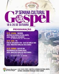Porto Alegre realiza a 3ª Semana Cultural Gospel