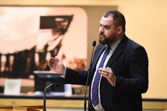 Vereador Rodrigo Maroni (Podemos), proponente