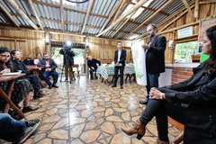 Reunião foi realizada em um sitio no Bairro Lajeado