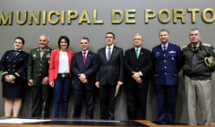 Autoridades militares e vereadores homenagearam o Sete de Setembro