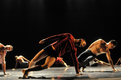 Bailarinos entram no palco do espaço cultural da Câmara às 20 horas