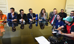  Vereadores e trabalhadores foram recebidos na Prefeitura