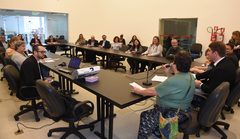 A solenidade de instalação reuniu diversos representantes da comunidade