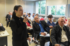 Comissão Especial para Tratar sobre o Mobiliário Urbano. Lei nº 8.279/99 e alterações posteriores. Na foto, a advogada Marcelle Damis.