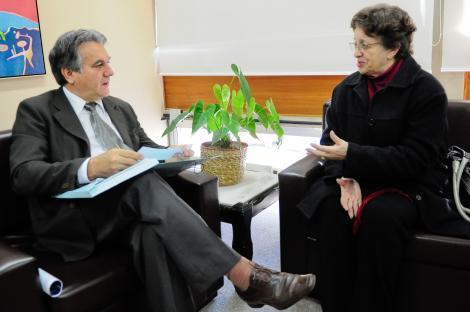 Tessaro e Rita Carnevale, presidente do Comcet. Conferência será dia 30 Foto: Bolívar Abascal Oberto