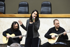 Grupo Alma Lusitana, durante apresentação na Câmara