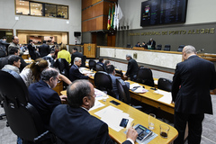 Movimentação no Plenário Otávio Rocha na sessão desta quarta