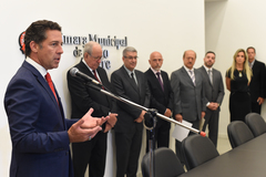 A posse dos novos diretores e cargos de chefia ocorreu após a sessão especial