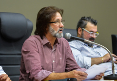 Votação do relatório final da Comissão Especial do Transporte Coletivo. Na foto, vereador Aldacir Oliboni