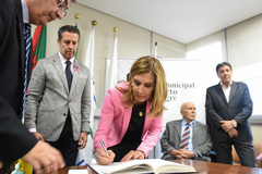 Mônica Leal assumirá, interinamente, a presidência da Câmara, em substituição a Valter Nagelstein