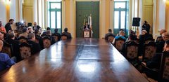 Presidente em exercício Monica Leal participa do Ato de Sanção do Projeto de Lei Complementar Antivandalismo.