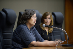 Liane Diehl (c) cobrou mais atenção do poder público com a infraestrutura do Parque Farroupilha