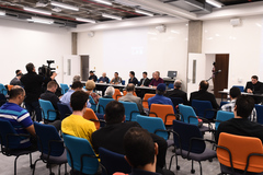 Os debates foram realizados no campus da Unisinos em Porto Alegre