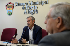 Reunião de instalação de Comissão Especial do IPTU. Na foto, o vereador Mauro Pinheiro.