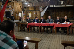 O encontro ocorreu ontem à noite no CTG Descendência Farrapa, no Bairro Cavalhada