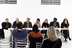 Vereadoras Nádia e Sofia e representantes da BM, da Polícia Civil, do MP e da OAB ouviram os moradores