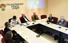 Cefor ouviu representantes da Prefeitura e de universidades, como Jorge Audy (ao microfone)