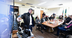 Nakamura explicou funcionamento dos CEUs em reunião na Presidência