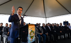 Presidente diz que obra representa vitória sobre inúmeros obstáculos